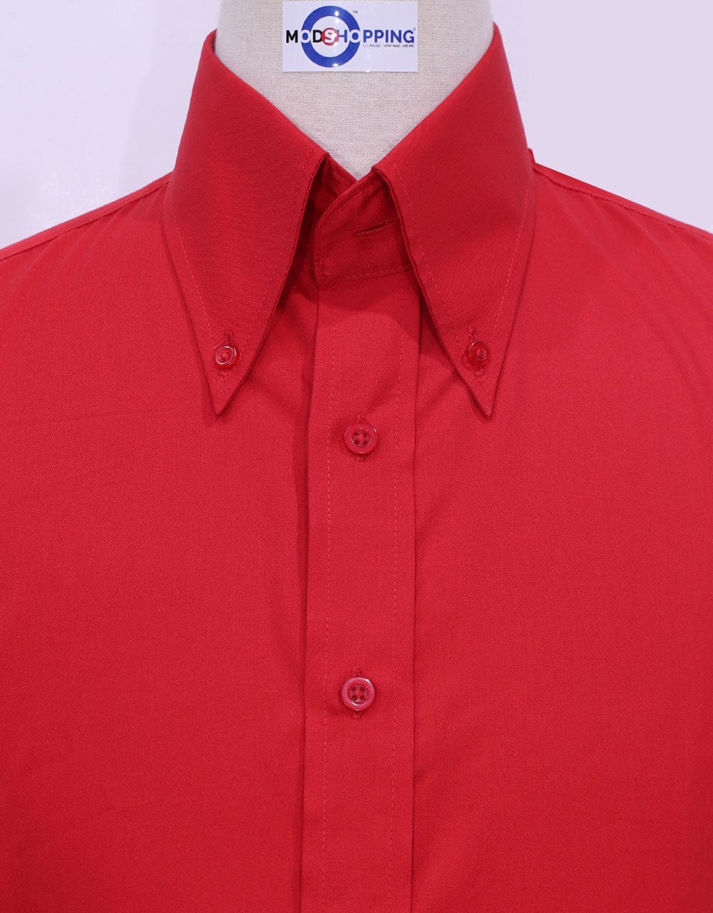 Red polo button up shirt clearance
