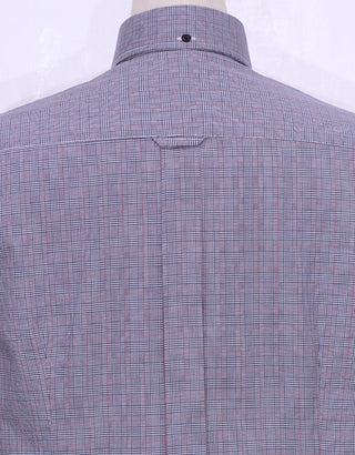 Grey Prince Of Wales Check Shirt - Modshopping Clothing