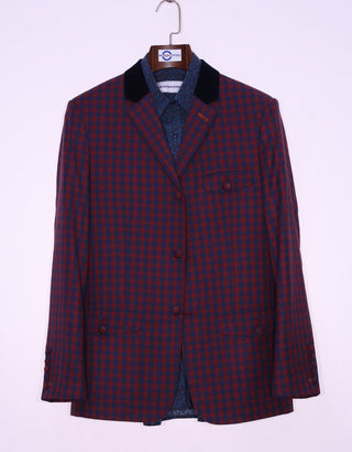 Multi Color Buffalo Check Jacket - Modshopping Clothing