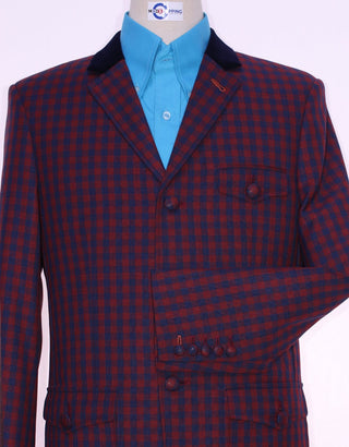 Multi Color Buffalo Check Jacket - Modshopping Clothing