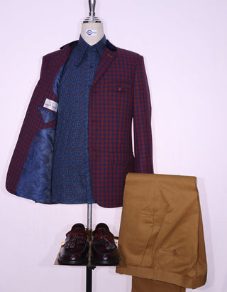 Multi Color Buffalo Check Jacket - Modshopping Clothing