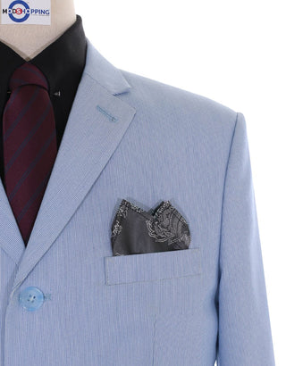 Sky Striped Summer Jacket - Modshopping Clothing