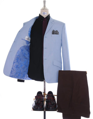 Sky Striped Summer Jacket - Modshopping Clothing