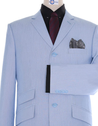 Sky Striped Summer Jacket - Modshopping Clothing