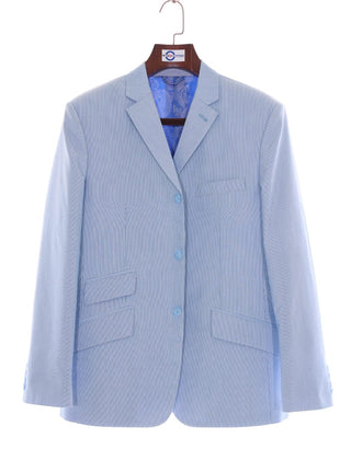Sky Striped Summer Jacket - Modshopping Clothing