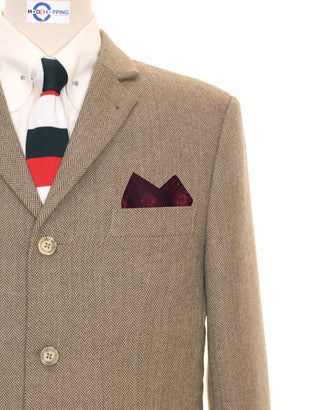 12 Colors Herringbone Tweed Blazer - Modshopping Clothing