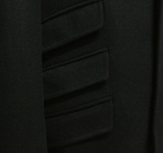 Wool Coat Black Winter Long Coat - Modshopping Clothing