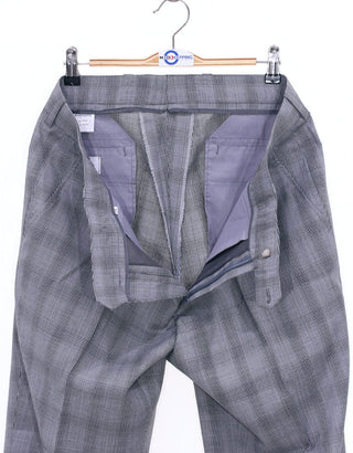 Mod Trouser | Grey Prince Of Wales Check Trouser Men's - Modshopping Clothing