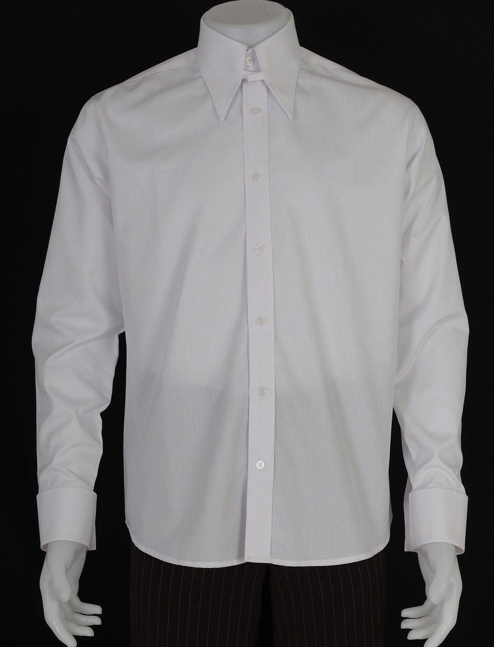 Men's White Tab Collar Shirt - Casual Shirt & Formal Shirt ...