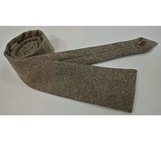 brown wool tie| hand made modshipping brand wool necktie - Modshopping Clothing