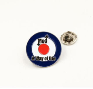 Mod A Way of life Target Pin Badge - Modshopping Clothing