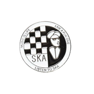Pin Badge | Ska Man Mods Hat Cap Lapel Pin. - Modshopping Clothing