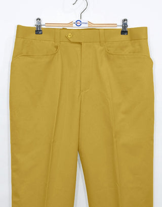 60s Style Mustard Yellow Chino Trouser - Modshopping Clothing