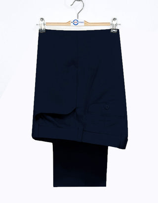 60s Style Navy Blue Chino Trouser - Modshopping Clothing