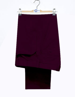 60s Style Purple Chino Trouser - Modshopping Clothing