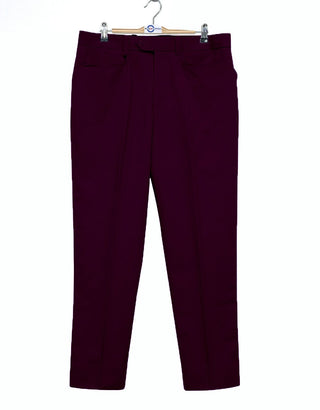 60s Style Purple Chino Trouser - Modshopping Clothing