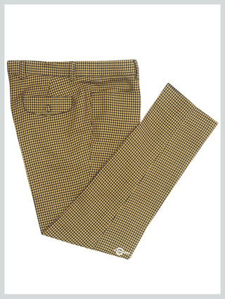 Mod Trouser | 60s Style Brown And Black Houndstooth Trouser - Modshopping Clothing