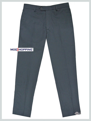 Sta Press Trousers| 60s Mod Classic Dim Grey Mens Trouser - Modshopping Clothing