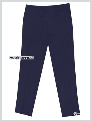 sta press trousers| 60s mod classic navy blue mens trouser - Modshopping Clothing