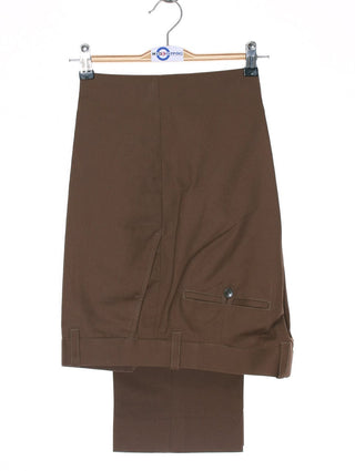 Sta Press Trousers | 60s Style Mod Classic Brown Men's Trouser - Modshopping Clothing