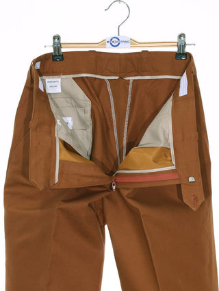 Sta Press Trousers | 60s Style Mod Classic Burnt Orange Men's Trouser - Modshopping Clothing