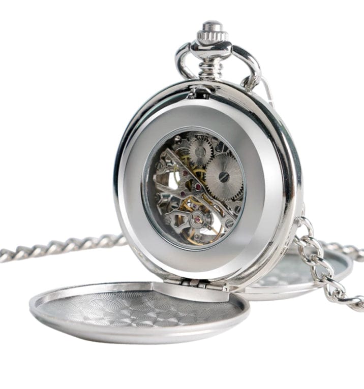 Stainless steel deals pocket watch chain