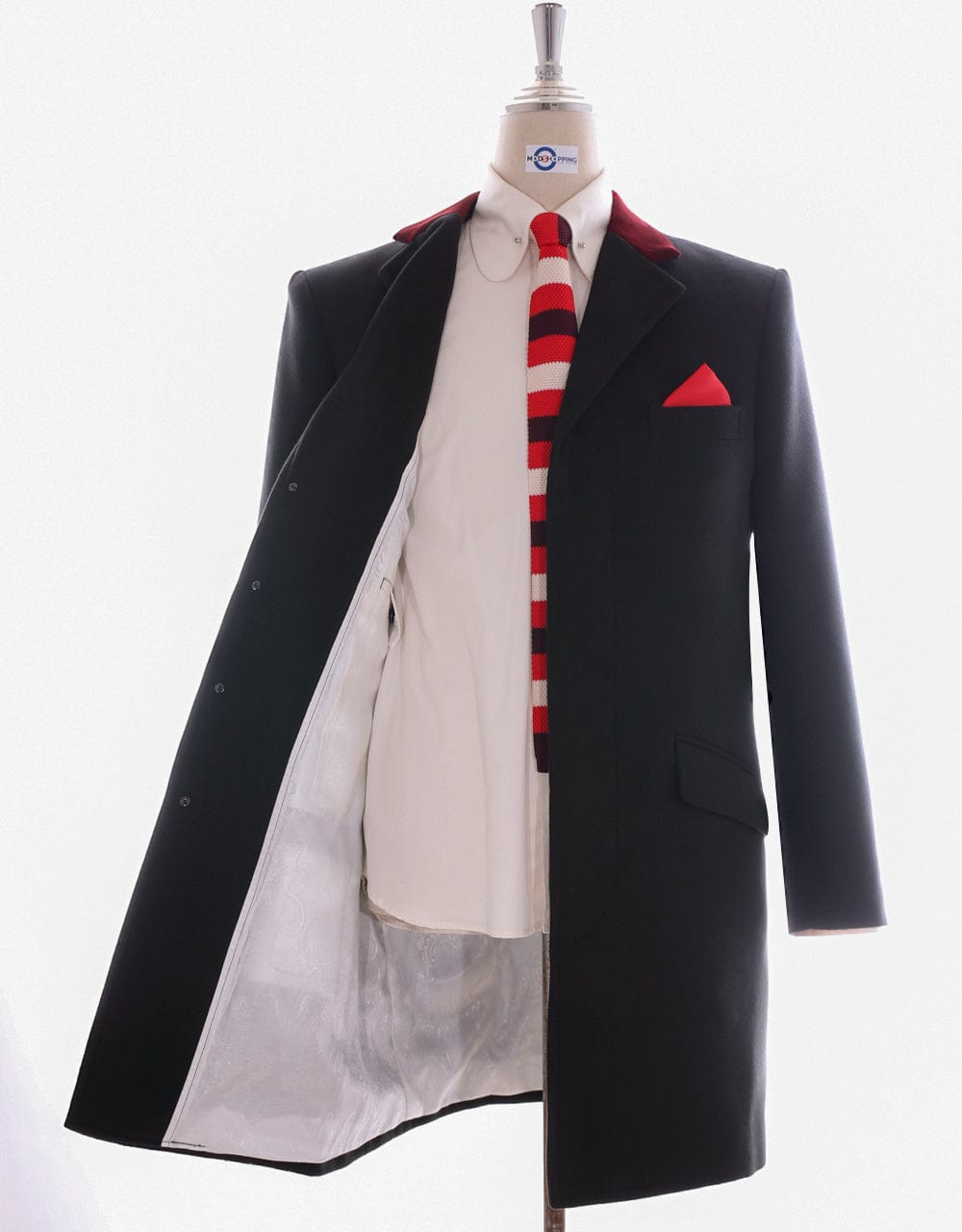 Womens crombie style overcoat on sale