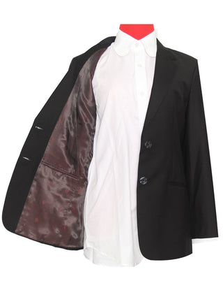 Black Suit| Tailored Black 2 Button Women's Suit - Modshopping Clothing