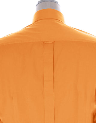 Button Down Shirt - Orange Color Shirt - Modshopping Clothing