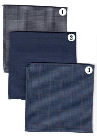 prince of wales check pocket square